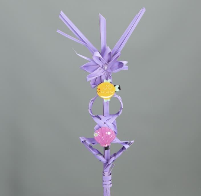 Palma malva trenzada - Imagen 1