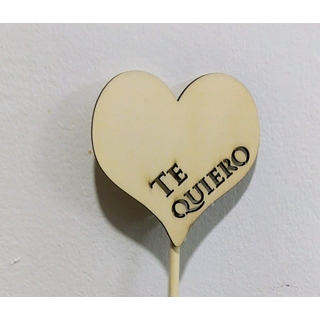 Pick Madera I love you - Imagen 2