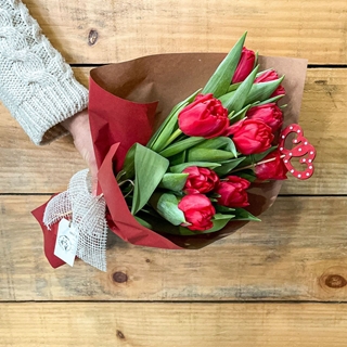 Ramo 10 tulipanes - Imagen 1