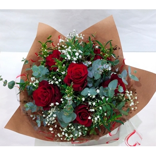 Ramo de 6 rosas - Imagen 1