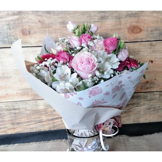 Ramo variado rosa - Imagen 2