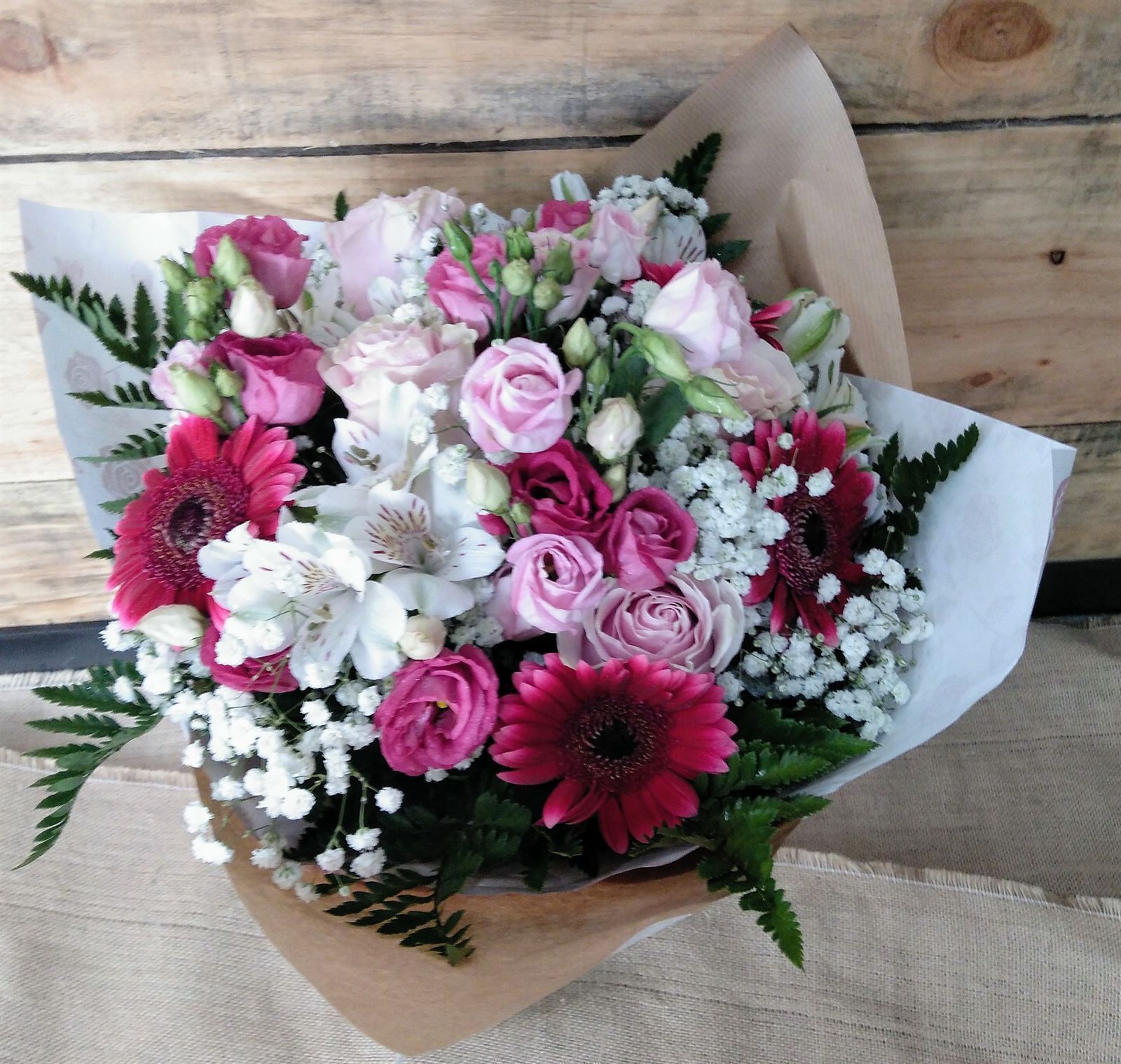 Ramo variado rosa - Ramos de flores